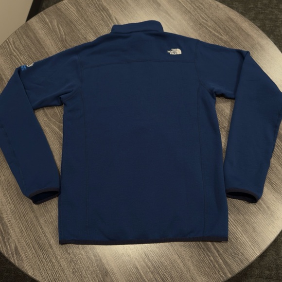 he North Face Summit Series Jacket Mens Small Blue Quarter Zip Pullover Fleece - Picture 2 of 7